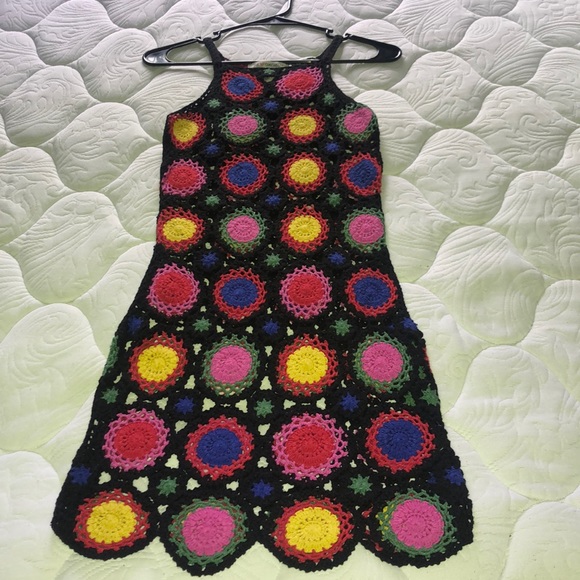 Olivia Rodrigo’s Crochet colorful dress size 2 - Picture 2 of 6